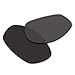 ACOMPATIBLE Replacement Black Polarized Lenses for Oakley Whisker Sunglasses