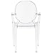 EdgeMod Burton Arm Chair in Clear