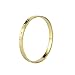 Cugbo Designer Inspired Stainless Steel Bangle Bracelet for Women or lovers sweethearts (Gold)