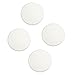 4 Wall Protector Door Knob Prevent Drywall Holes Dings White 3 1/4
