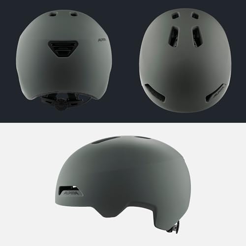 HAARLEM, Casco da Bicicletta Unisex Adulto, Coffee-Grey Matt, 52-57 cm