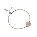 MEIBEADS Cubic Zirconia Crystal Bracelet for Women Gold Color Chain Link Charm Bracelets