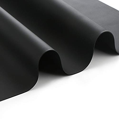 Oversize Silicone Sheet for Crafts, Gartful 27.5 x 19.6 inches Black Multipurpose Mat Jewelry Casting Molds, Countertop Protector, Nonskid Counter Table Mat and Placemat, Heat Resistant