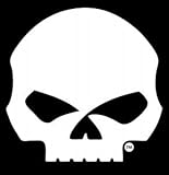 Harley-Davidson Willie g Skull Rear Window Sticker Decal Motorcycle Ride bar and Shield