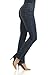 Rekucci Jeans Women's Ease in to Comfort Fit Stretch Straight Leg Denim Pants (8,Dk. Wash)