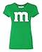 Promotion & Beyond M Halloween Team Costume Funny Party Women's T-Shirt, S, Green
