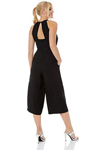 [- Roman Originals Women Embellished Culotte Jumpsuit - Ladies Classic Formal Glamorous Going Out P