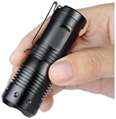 Skysted X2 The Smallest Original Cree XM-L2 U2 U3 LED 700LM Super Mini EDC 3 Modes CR123A Rechargeable Flashlight With Clip &amp; Keychain Hole &amp; Magnetic Cap &amp; Water Resistant