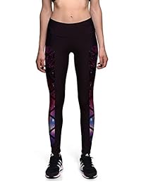 Alive dama Fitness Yoga pantalones deportivos Digital Impreso elástico tobillo Leggings mallas pantalones talla única