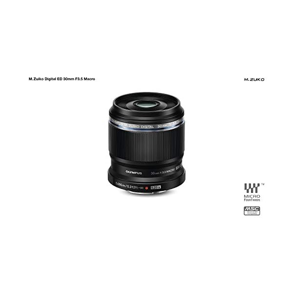 Olympus M. Zuiko Digital ED 30mm F3.5 Macro-Objektiv, geeignet für alle MFT-Kameras (Olympus OM-D & PEN Modelle, Panasonic G-Serie), schwarz – Bild 5