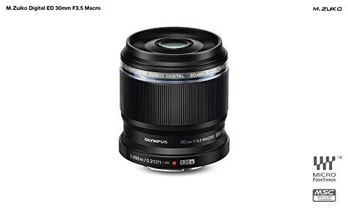Olympus M. Zuiko Digital ED 30mm F3.5 Macro-Objektiv, geeignet für alle MFT-Kameras (Olympus OM-D & PEN Modelle, Panasonic G-Serie), schwarz – Bild 5