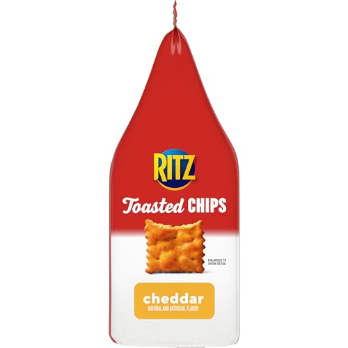 RITZ TOASTED CHIPS CHEDDAR CRACKERS, 8.1 OZ