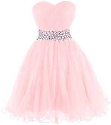 KARMA PROM Women's Sweetheart Tulle Cocktail Dress Homecoming Dress