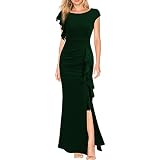 woosea women's split bodycon mermaid evening cocktail long dress Woosea Dresses | Woosea Women's Split Bodycon Mermaid Evening Cocktail Long Dress (Xl) | Color: Blue | Size: Xl