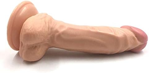 Yun11 Realistic Di'dlos 8.3 Inch Realistic PĂȘnĂ? Di'dlos with Suction Cup AdĂčllt SÄx Toys for Women Female Hands-Free MÇstĂčrabÇtion Flesh Body Safe (Color : Skin)