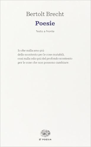 Le Poesie Amazon It Brecht Bertolt Libri