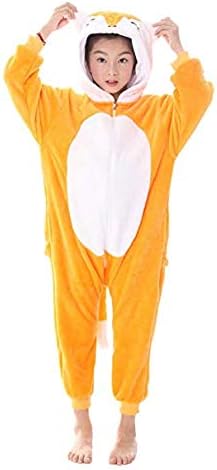 Amazon Com Fox Onesie Adult Kids Pajamas Onepiece Halloween Cosplay Costume Animal Outfit Clothing