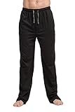 CYZ Men's 100% Cotton Jersey Knit Pajama Pants/Lounge Pants With Drawstring