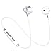 Dostyle Magnetic Wireless Earbuds Bluetooth Headphones HD Stereo Sweatproof in-Ear Earphones Noise Cancelling Headset with Mic Compatible for All Cellphones (White)