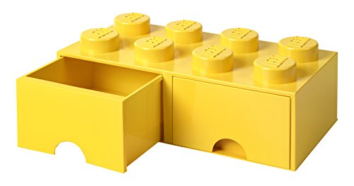 LEGO Brick Drawer 8 Bright Yellow