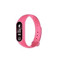 TADAMI Smart Watch,M2 Sports Pedometer Smart Bracelet Pedometer Heart Rate Monitor Activity Tracker Sleep (hot Pink)