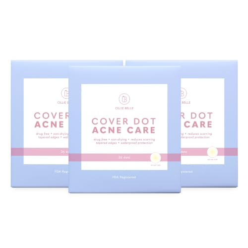 Cover Dot Acne Care (108 dots) Skin Blemish Treatment with Hydrocolloid | Oil and Pimple Absorbing | Latex-Free at Amazon