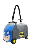 Ride Along Toy Box - Batman Toy Storage Case And Child Ride-On Toy