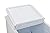 Sunjoy 60 quart Wheeled Beverage Cooler with Faux White Wood Finish with Shelf