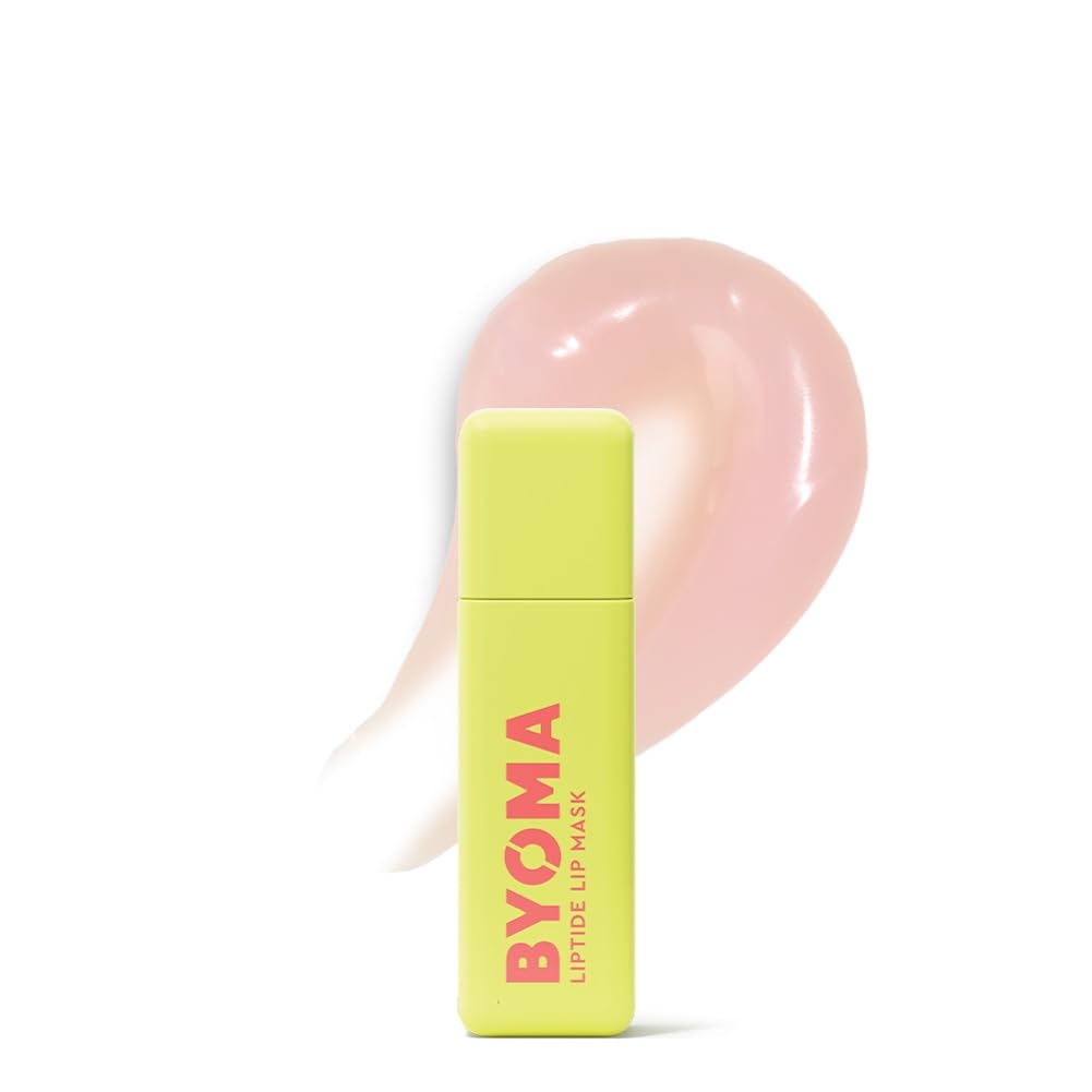 BYOMA Liptide Lip Mask (5ml) Ultra Nourishing Overnight Mask - Repair and Restore Lips with Peptides, Babassu Oil and PHA - Hydrating, Exfoliating Balm, Vegan