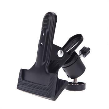 Desk Pipe Handlebar Rotating Clip Clamp Mount Holder Stand for Logitech Webcam C922x C922 C930e C930 C920 C615