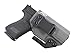 Fierce Defender IWB Kydex Holster Compatible with Glock 19 23 32 -The Paladin Series -Made in USA- GEN 5 Compatible (Gunmetal Grey)
