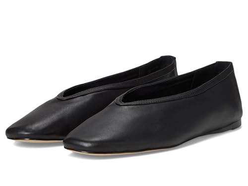 Steve Madden Women's Leni, Black Leather, 5.5