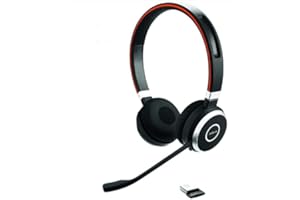 Jabra Evolve 65 UC Dual Speaker Bluetooth Headset Bundle with Renewed Headsets Stress Ball (Certified Refurbished)