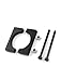 uxcell 8 Pcs 25mm Black Aluminum Clamp for Carbon Fiber Tube RC Hexrcopter