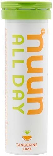 Nuun All Day Hydration Tabs (4 Tubes 15 Tablets each) (Tangerine Lime)