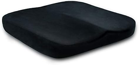 ZHANGZHIYUA Large Seat Cushion with Carry Handle and Anti Slip Bottom Gives Relief from Back Pain,C