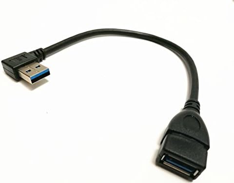 Inovat USB 3.0 Extension Cable USB Right Angle 90 degree A Male to Female Cable Cord