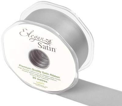 Eleganza Premium Quality Ribbon, Satin, Silver, 11 x 11 x 4 cm — image 1
