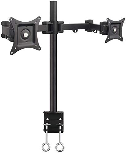 TradeMount Monitor table bracket for two monitors, extendible from 10cm to 73.5cm, tiltable by 180°, rotatable about 180° for iiyama 24" E2483HS-B1