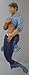 December Diamonds Denim Handsome Young Merman Pulling up his Polo Shirt to Reveal Boxers with DD on the Front, and Amazing 6 pack Abs-School Boy Handsome & Innocence.Denim is Handpainted & Gift Boxed Limited Edition