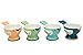 WD-Set of 4 Pcs Cute Bird Shape Ceramic soft or Hard boiled egg cup holder (Egg holder) - for Breakfast Brunch,kitchenware, home kitchen decoration or even a gift mix color with cutely package.
