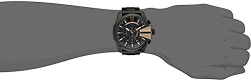 Diesel Men's DZ4309 Mega Chief Black Ip  Watch