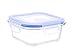 Kinetic 6 Piece Glassworks Elements Square Food Storage Set with Vented Lids, Clear