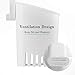 LUXEAR Shower Toothbrush Holder Suction Cup, Toothbrush and Toothpaste Holder Wall Mounted in Bathroom, Drill-Free Suction Toothbrush Holder Razor Holder Shower Storage, White