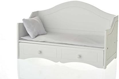 Laurent Doll Daybed with Trundle for 18 inch Dolls