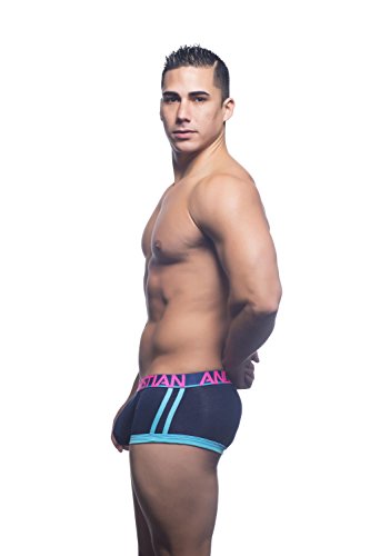 Andrew Christian CoolFlex Active Boxer w/Show-It, Navy, Small - Thumbnail 3
