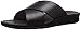 FitFlop Women's Aix Leather Slide Sandals dress Sandal, All Black, 6 M US