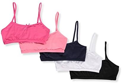 Big Girls' 5-Pack Bralettes