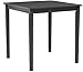 Target Marketing Systems Counter Height Belfast Table with Apron Trimmed Edges and Shaker Shaped Legs, Black