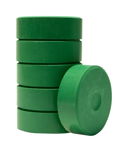 Jack Richeson - 384095 Giant Tempera Cakes, 2-1/4 x 3/4 Inches, Brilliant Green…